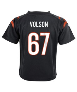 Cordell Volson 67 Cincinnati Bengals Super Bowl LVII Champions Youth Game Jersey - Black