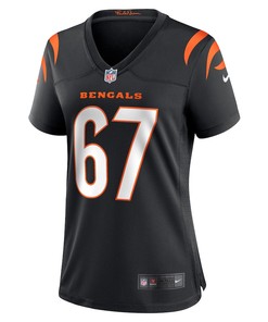 Cordell Volson 67 Cincinnati Bengals Women's Game Player Jersey - Black
