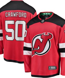Corey Crawford New Jersey Devils Fanatics Branded Breakaway Player Jersey - Red Nhl