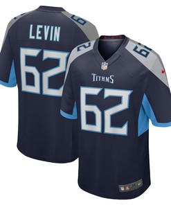 Corey Levin Tennessee Titans Game Player Jersey - Navy