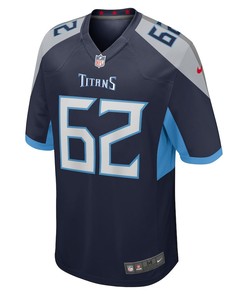 Corey Levin Tennessee Titans Game Player Jersey - Navy