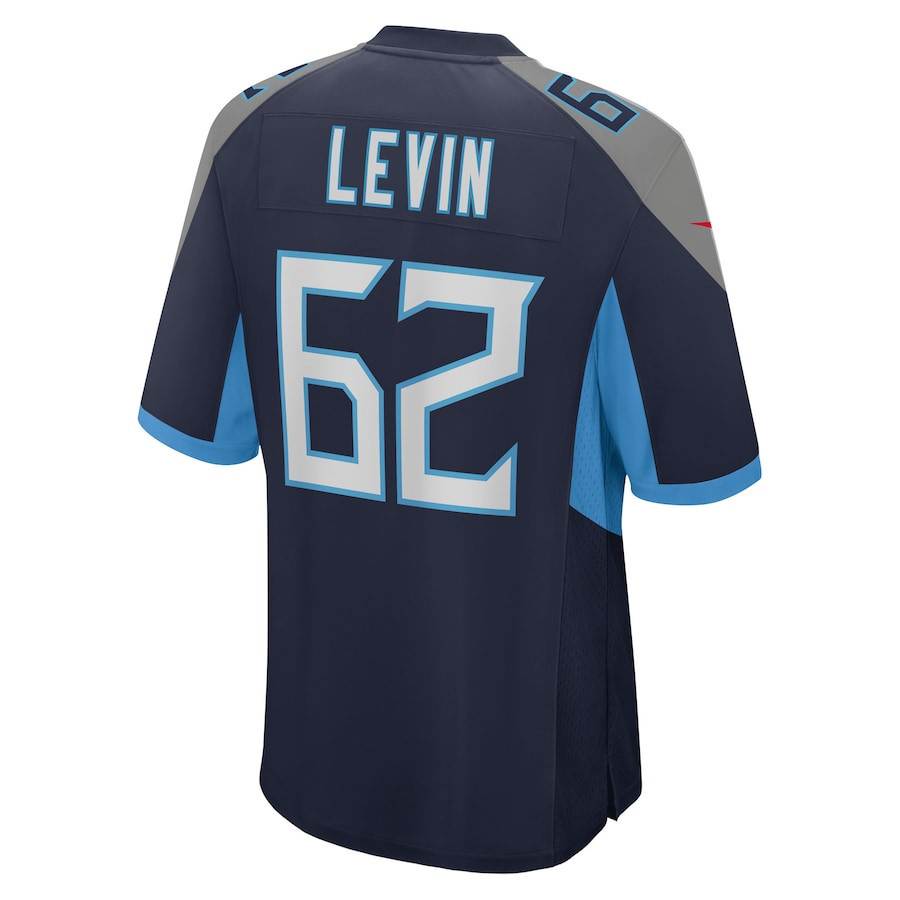 Corey Levin Tennessee Titans Game Player Jersey - Navy