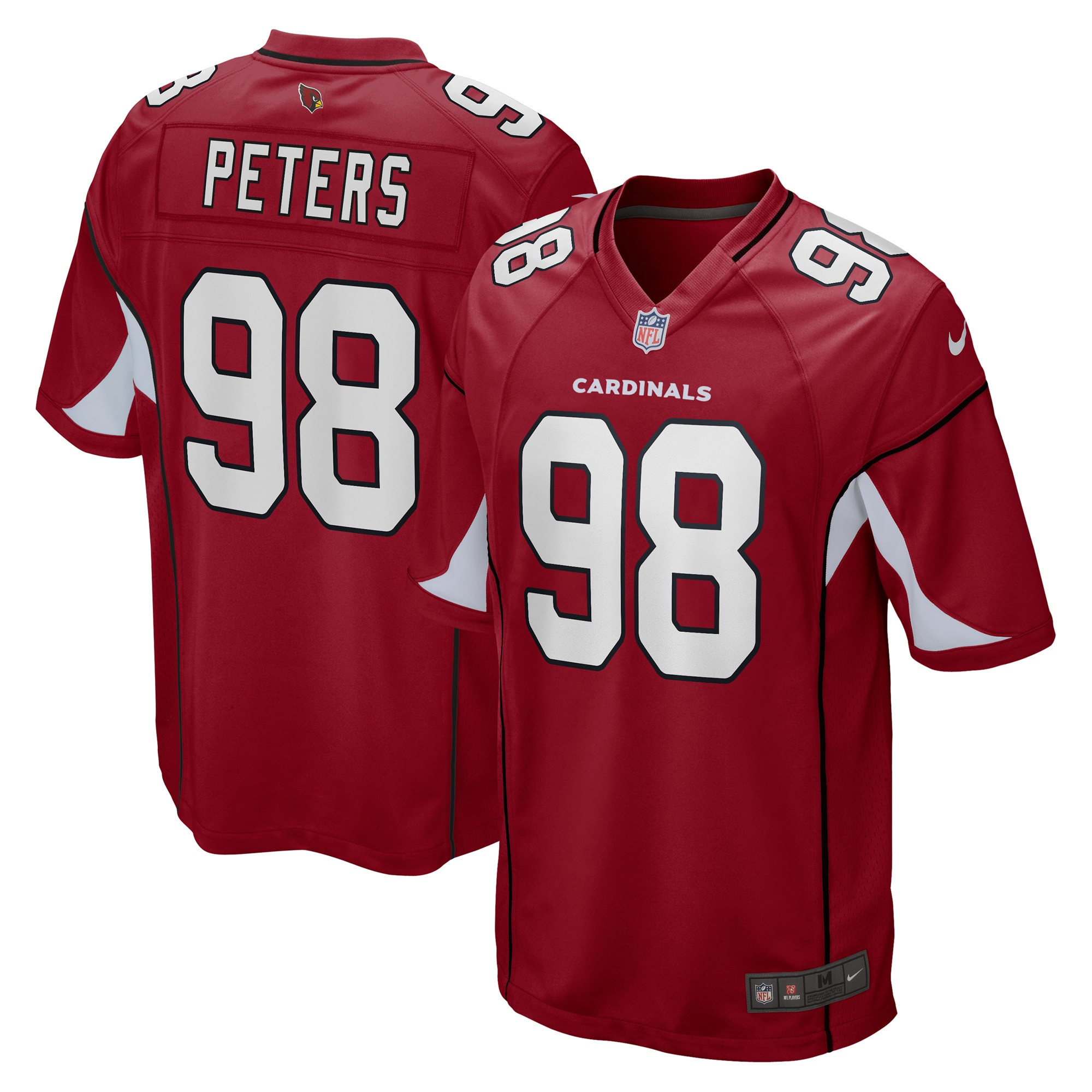 Corey Peters Arizona Cardinals Game Jersey - Cardinal Nfl