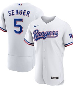 Corey Seager 5 Texas Rangers Home Player Elite Jersey - White