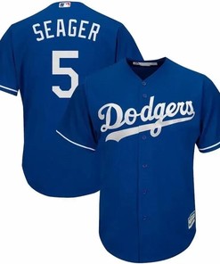 Corey Seager Los Angeles Dodgers Fashion Official Cool Base Player Jersey - Royal