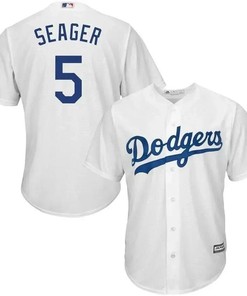 Corey Seager Los Angeles Dodgers Official Cool Base Player Jersey - White