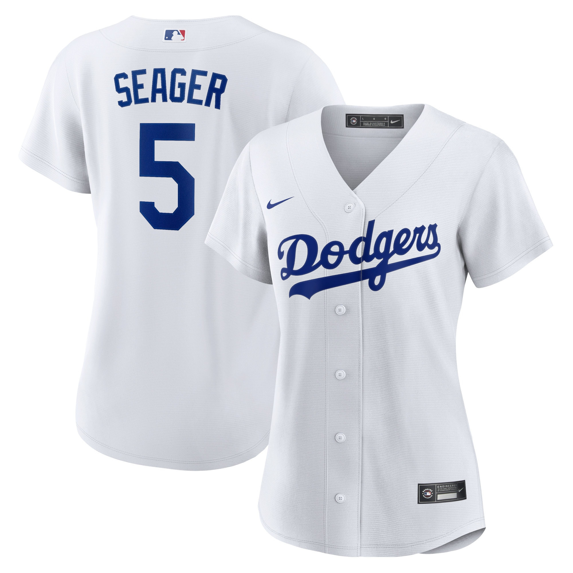 Corey Seager Los Angeles Dodgers Womens Home Replica Player Jersey - White Mlb