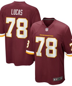 Cornelius Lucas Washington Football Team Game Player Jersey - Burgundy Nfl