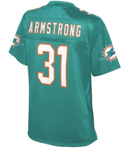 Cornell Armstrong Miami Dolphins Nfl Pro Line Womens Player Jersey - Aqua