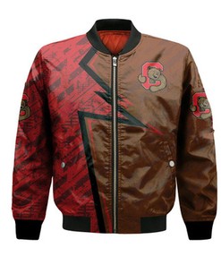 Cornell Big Red Bomber Abstract Pattern Sport- NCAA