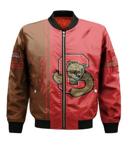 Cornell Big Red Bomber Jacket Half Style - NCAA