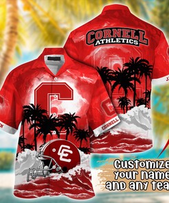 Cornell Big Red NCAA Best Hawaiian Shirt Ever- Customize Any Team Any League