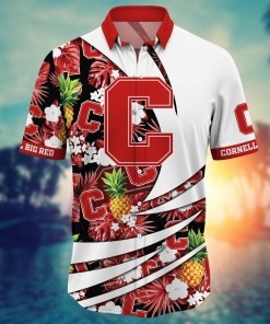 Cornell Big Red NCAA Flower Hawaii Shirt For Fans Ver 17