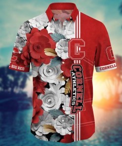 Cornell Big Red NCAA Flower Hawaii Shirt For Fans Ver 25