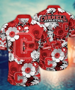 Cornell Big Red NCAA Flower Hawaii Shirt For Fans Ver 37