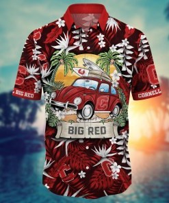 Cornell Big Red NCAA Flower Hawaii Shirt For Fans Ver 4