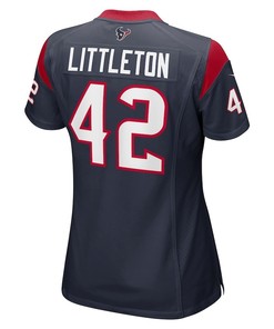 Cory Littleton 42 Houston Texans Women's Nike Women's Team Color Jersey - Navy