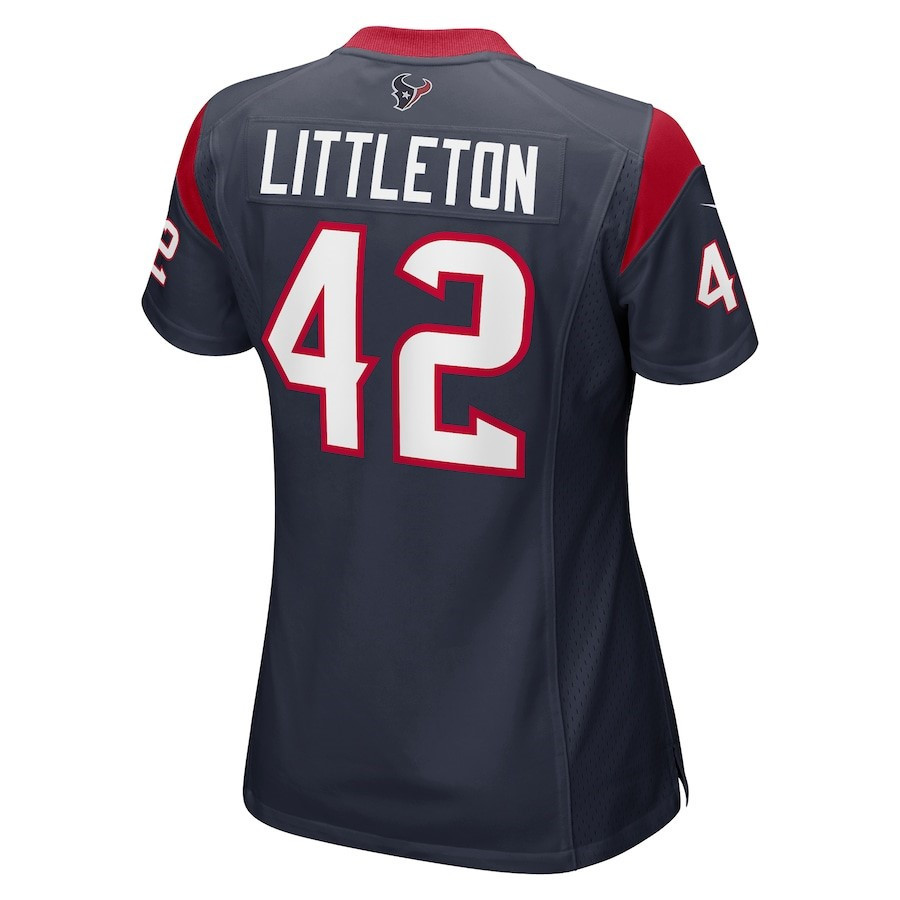 Cory Littleton 42 Houston Texans Women's Nike Women's Team Color Jersey - Navy