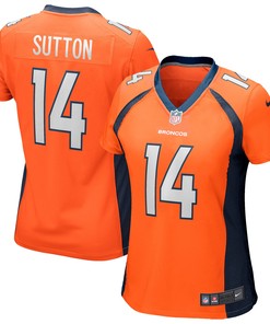 Courtland Sutton Denver Broncos Womens Game Jersey - Orange Nfl
