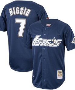 Craig Biggio Houston Astros Mitchell & Ness Cooperstown Collection 1994 Authentic Jersey - Navy Mlb