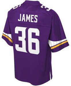 Craig James Minnesota Vikings Nfl Pro Line Player Jersey - Purple