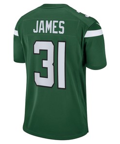 Craig James New York Jets Game Player Jersey - Gotham Green