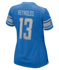 Craig Reynolds 13 Detroit Lions Women's Game Player Jersey - Blue