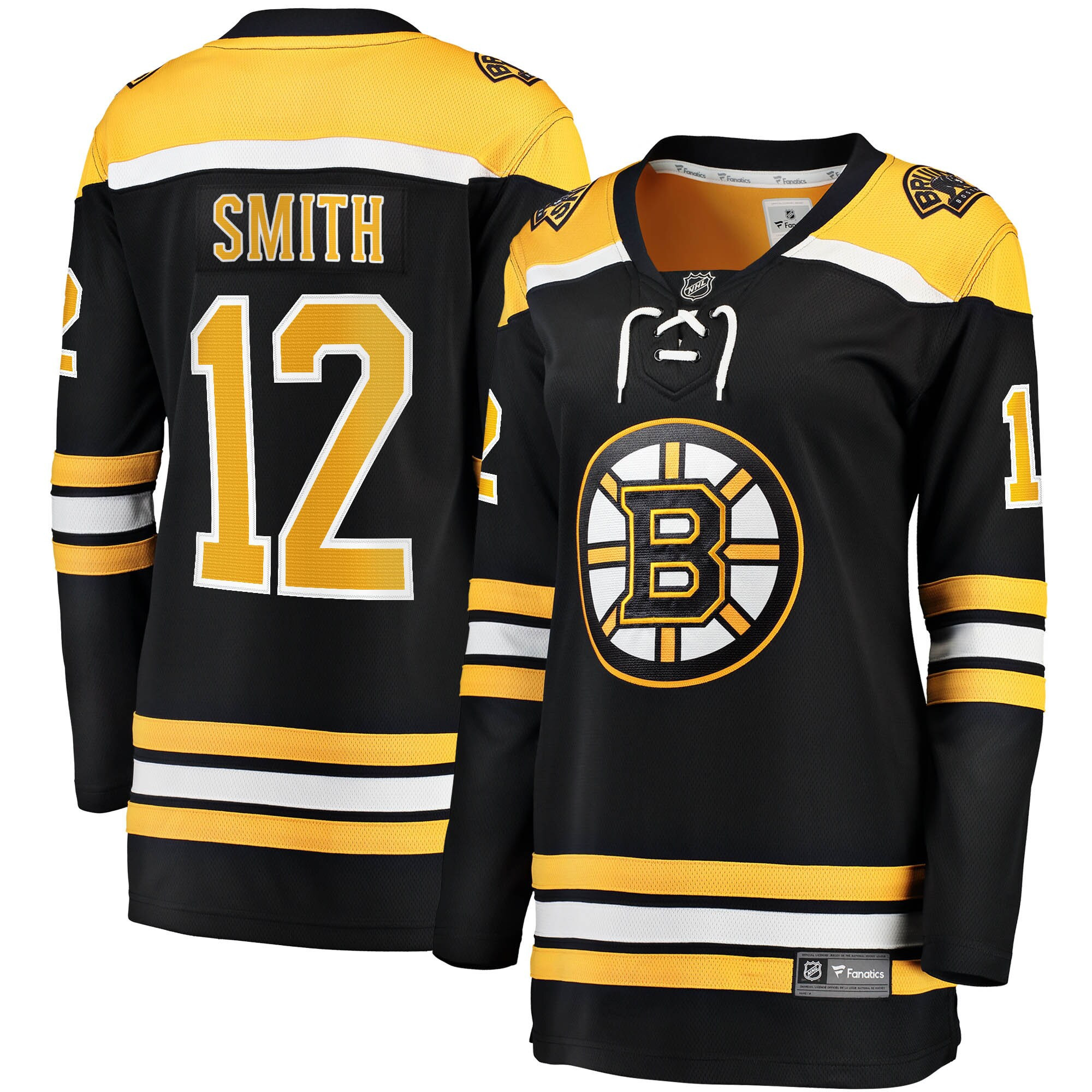Craig Smith Boston Bruins Fanatics Branded Womens Home Breakaway Player Jersey - Black Nhl