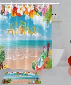 Creative Style Shower Curtain - Pineapple Beach Bathroom Decor