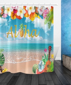 Creative Style Shower Curtain - Pineapple Beach Bathroom Decor