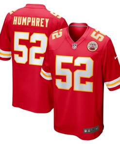 Creed Humphrey 52 Kansas City Chiefs Game Jersey - Red