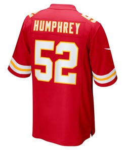 Creed Humphrey 52 Kansas City Chiefs Game Jersey - Red
