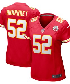 Creed Humphrey Kansas City Chiefs Womens Game Jersey - Red Nfl