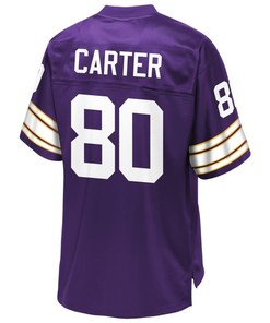 Cris Carter Minnesota Vikings Nfl Pro Line Retired Team Player Jersey - Purple