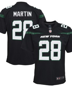 Curtis Martin New York Jets Nike Youth Retired Player Game Jersey - Stealth Black