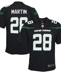 Curtis Martin New York Jets Retired Player Game Jersey Stealth Black Nfl