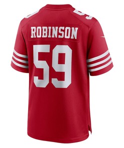 Curtis Robinson San Francisco 49ers Game Player Jersey - Scarlet
