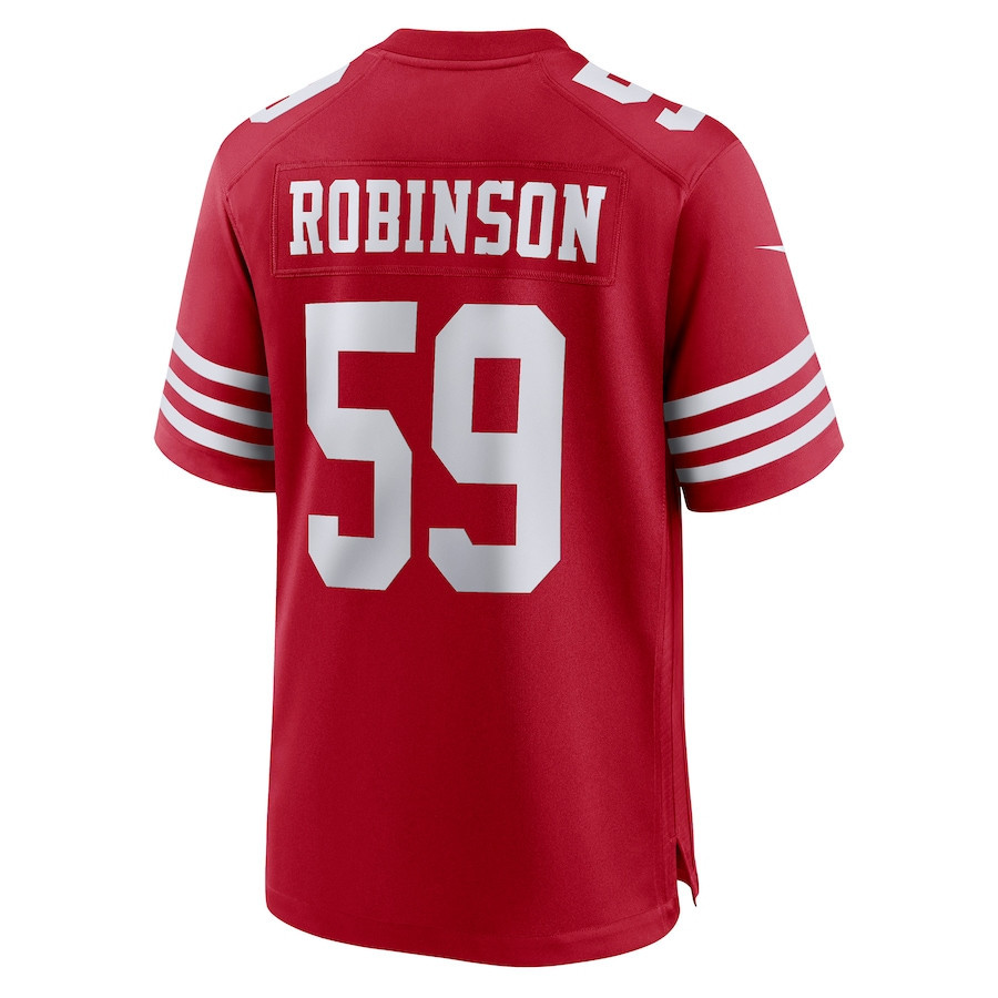 Curtis Robinson San Francisco 49ers Game Player Jersey - Scarlet