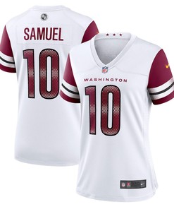 Curtis Samuel 10 Washington Commanders Women's Away Game Player Jersey - White