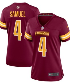 Curtis Samuel 4 Washington Commanders Women's Game Player Jersey - Burgundy