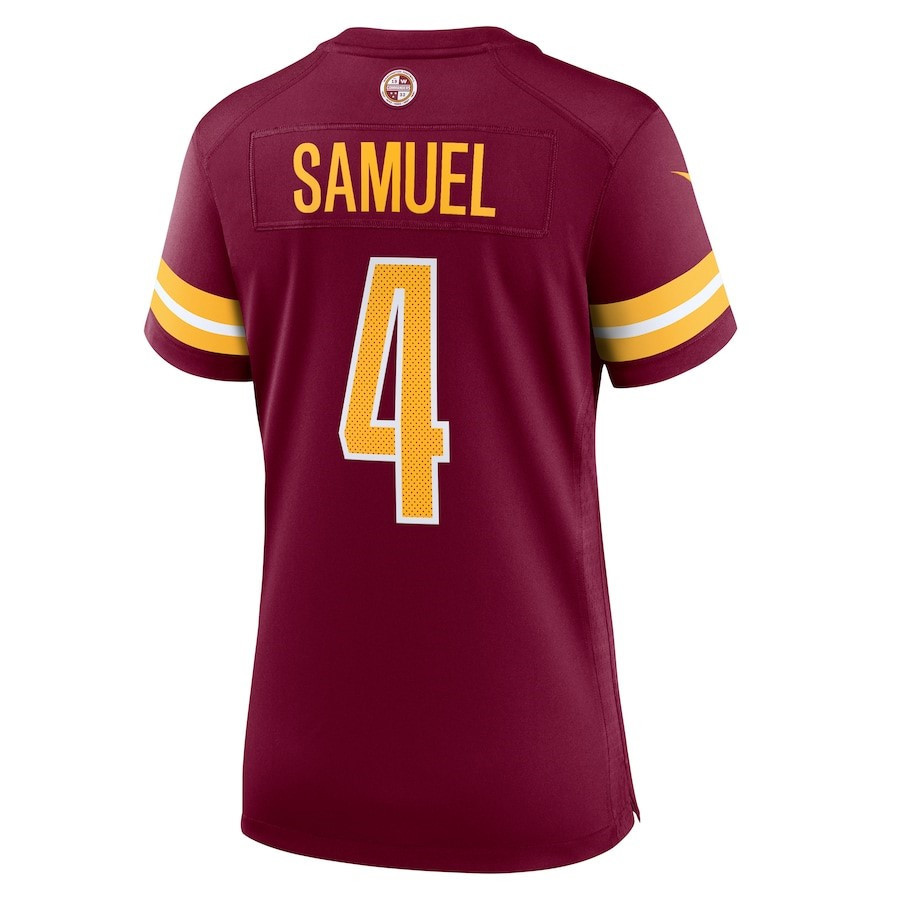 Curtis Samuel 4 Washington Commanders Women's Game Player Jersey - Burgundy