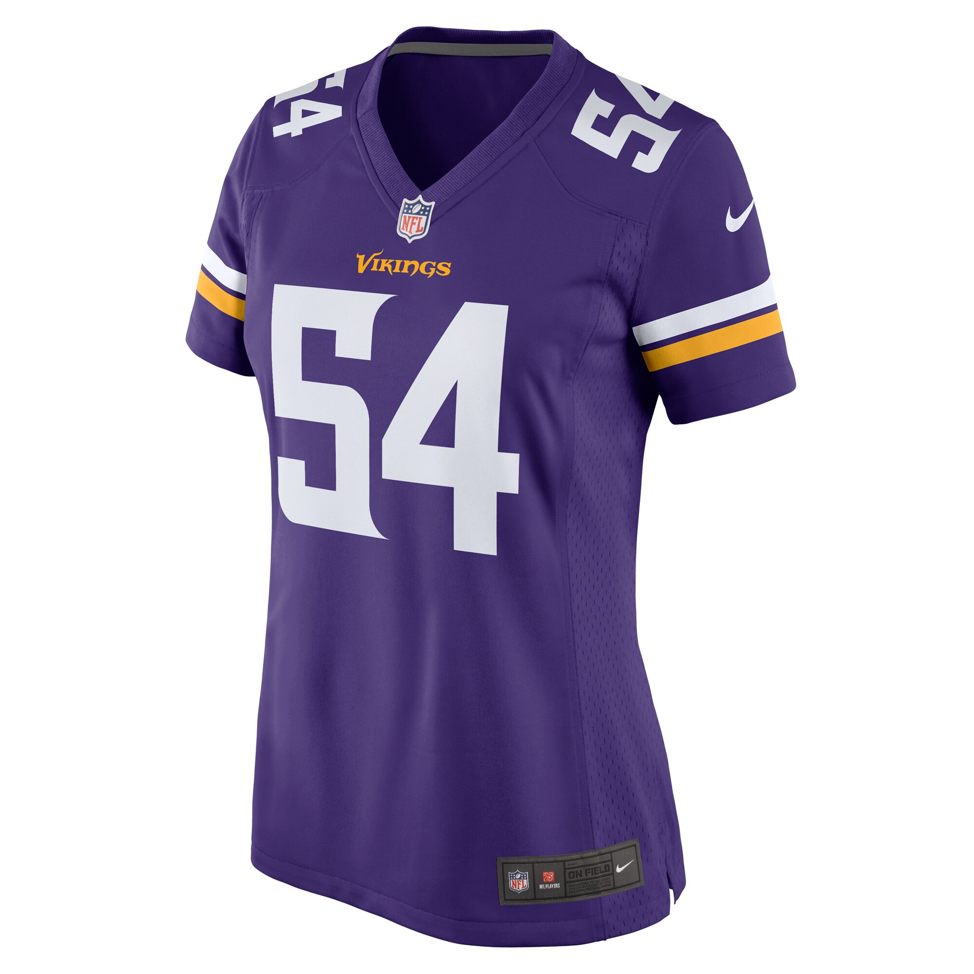 Curtis Weaver 54 Minnesota Vikings Women's Home Game Jersey - Purple