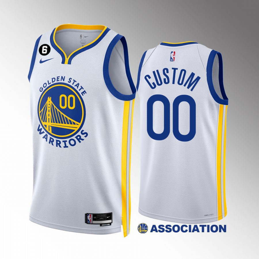 Custom 00 2022 23 Golden State Warriors White Association Edition custom-00-2022-23-golden-state-warriors-white-association-edition