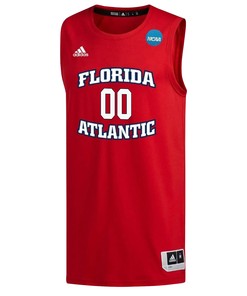 Custom 00 FAU Owls 2023 March Madness Basketball Men Jersey- Red