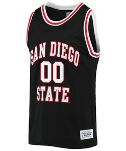 Custom 00 San Diego State Aztecs 2023 Basketball Jersey- Men Black