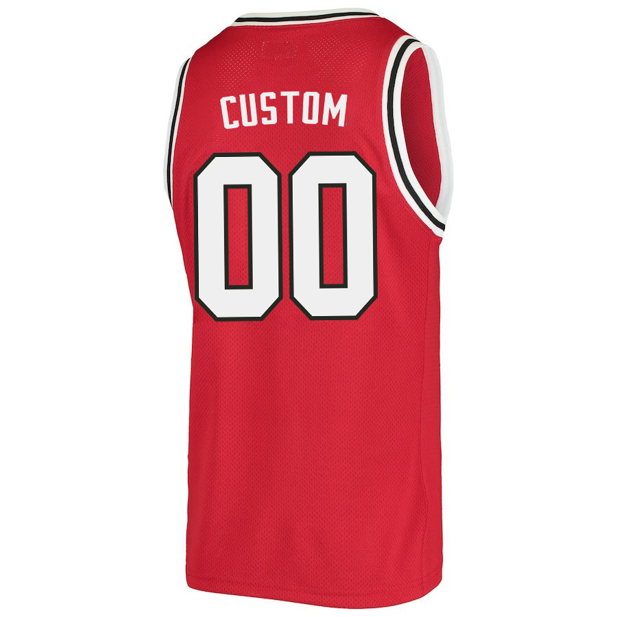 Custom 00 San Diego State Aztecs 2023 Basketball Jersey- Men Red
