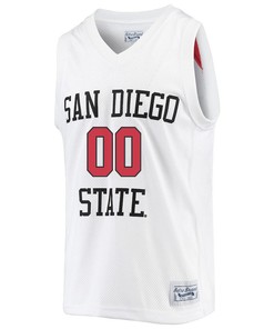 Custom 00 San Diego State Aztecs 2023 Basketball Jersey- Men White