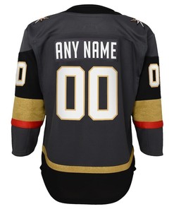 Custom 00 Vegas Golden Knights Youth 2023 Stanley Cup Final Alternate Jersey - Black
