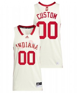 Custom 00 White Indiana Hoosiers 2022 Basketball Honoring Black Excellence Jersey