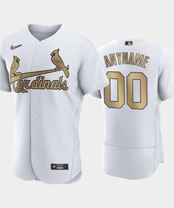Custom 2022-23 All-Star Game St. Louis Cardinals White Jersey